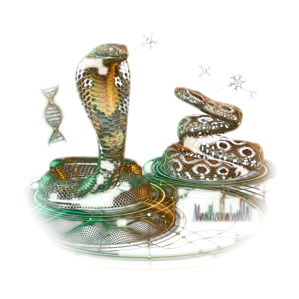 Ecological Venomics — Indian King Cobra and Russell's Viper with ecological and proteomic variation telemetry