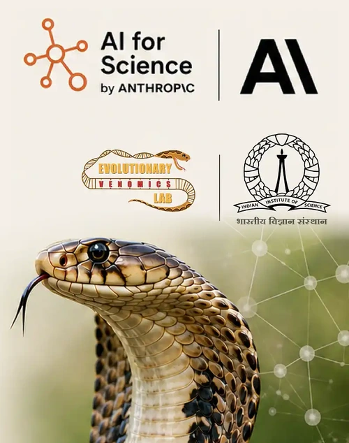 AI for Science by Anthropic partnership with Evolutionary Venomics Lab IISc