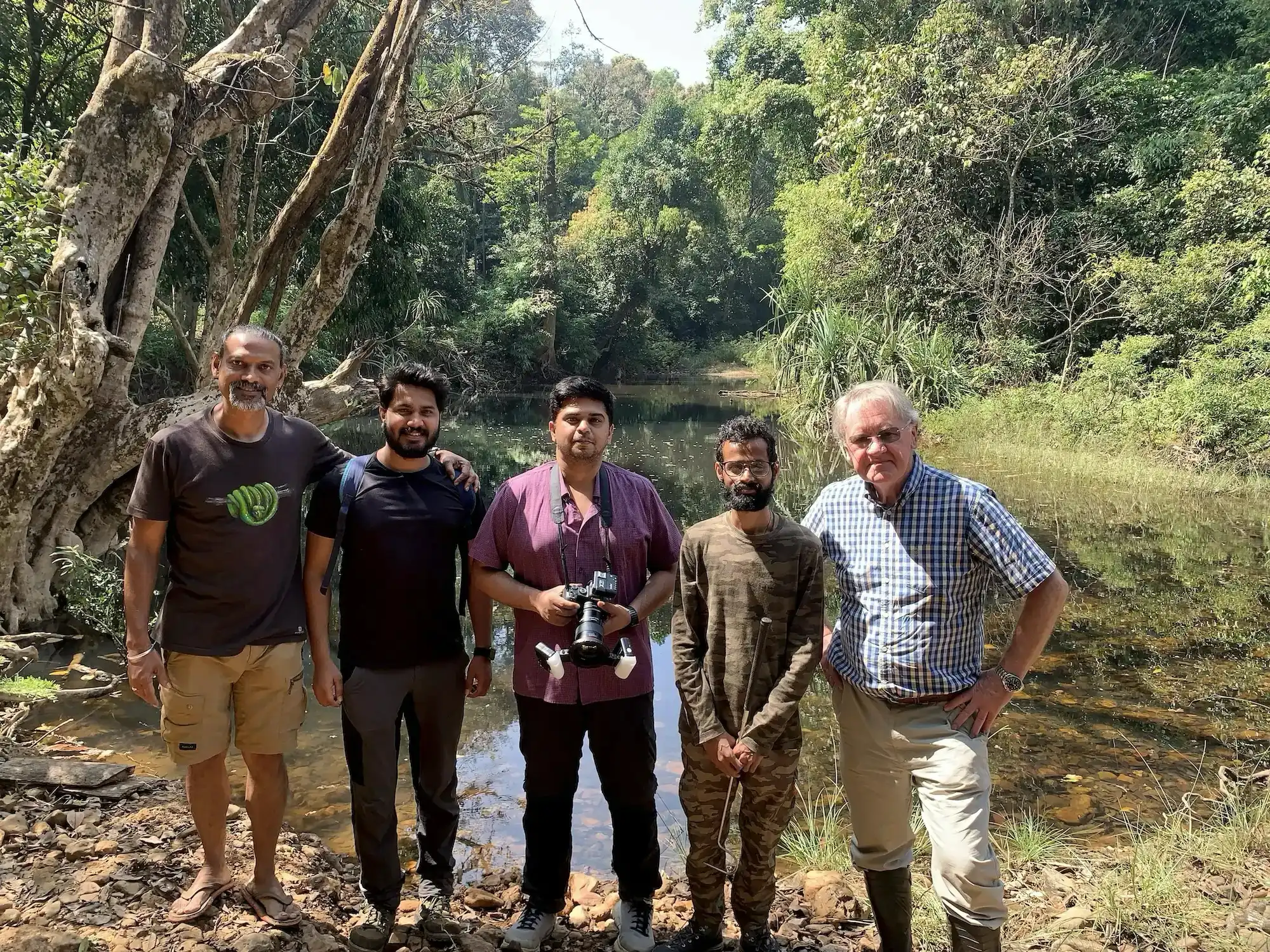 VISHAM team visit to KCRE field station